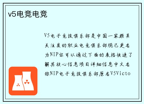 v5电竞电竞